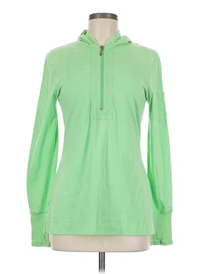 Pre-owned Danskin Now Pullover Hoodie In Green