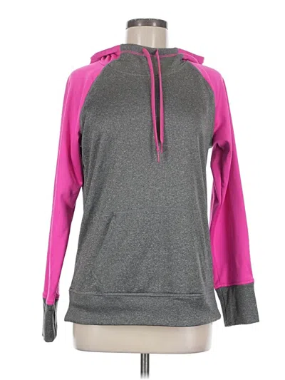 Pre-owned Danskin Now Pullover Hoodie In Pink