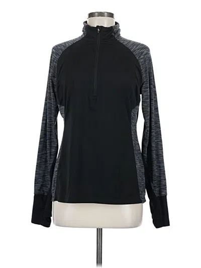 Pre-owned Danskin Now Pullover Sweater In Black