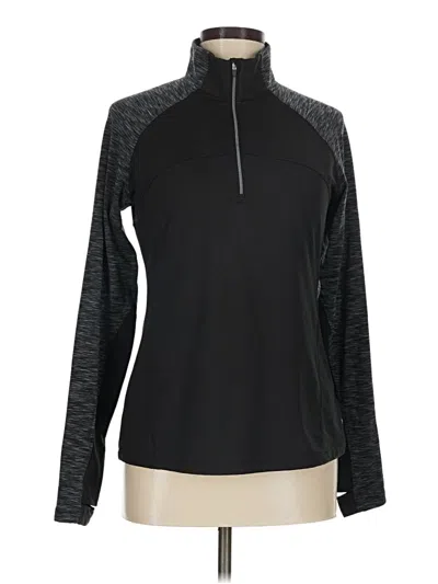 Pre-owned Danskin Now Pullover Sweater In Black