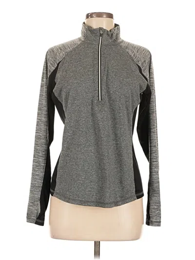 Pre-owned Danskin Now Pullover Sweater In Gray