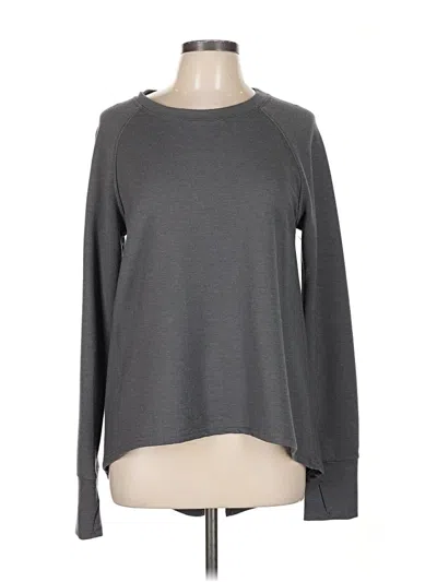 Pre-owned Danskin Now Pullover Sweater In Gray