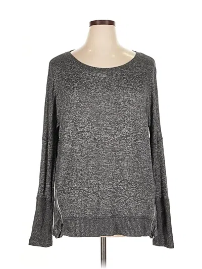 Pre-owned Danskin Now Pullover Sweater In Gray