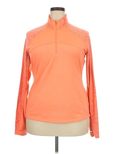 Pre-owned Danskin Now Pullover Sweater In Orange