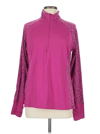Pre-owned Danskin Now Pullover Sweater In Pink