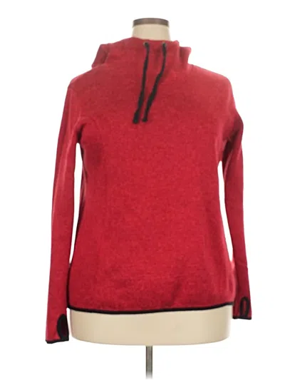 Pre-owned Danskin Now Pullover Sweater In Red