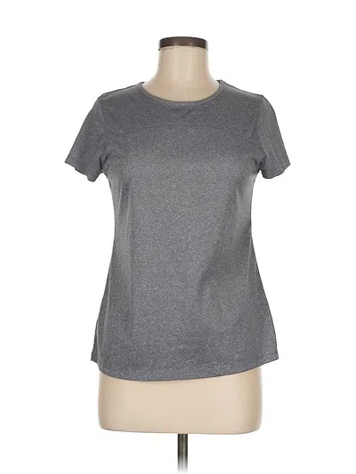 Pre-owned Danskin Now Short Sleeve T-shirt In Gray