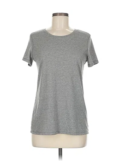 Pre-owned Danskin Now Short Sleeve T-shirt In Gray