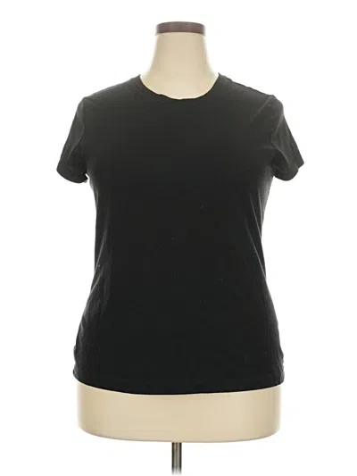Pre-owned Danskin Now Short Sleeve T-shirt In Black