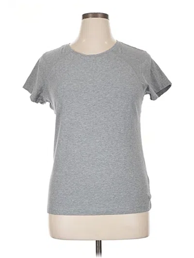Pre-owned Danskin Now Short Sleeve T-shirt In Gray