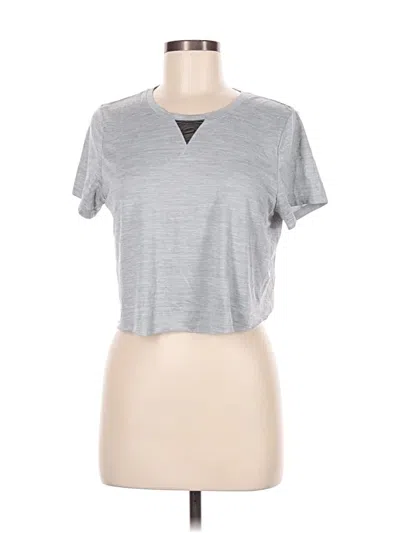 Pre-owned Danskin Now Short Sleeve T-shirt In Gray