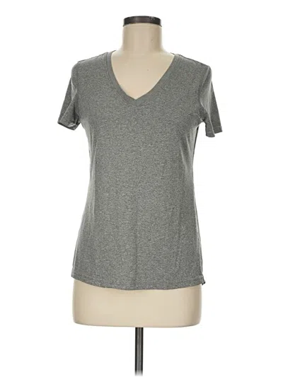 Pre-owned Danskin Now Short Sleeve T-shirt In Gray