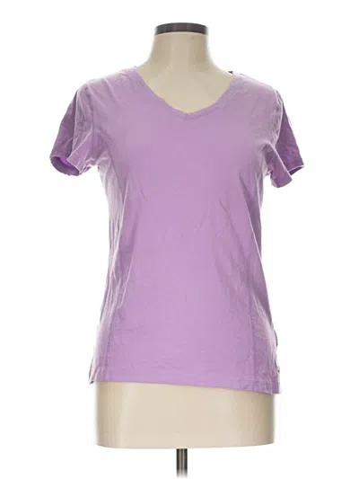 Pre-owned Danskin Now Short Sleeve T-shirt In Purple
