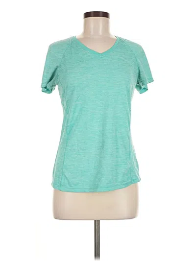 Pre-owned Danskin Now Short Sleeve T-shirt In Teal
