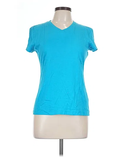 Pre-owned Danskin Now Short Sleeve T-shirt In Teal