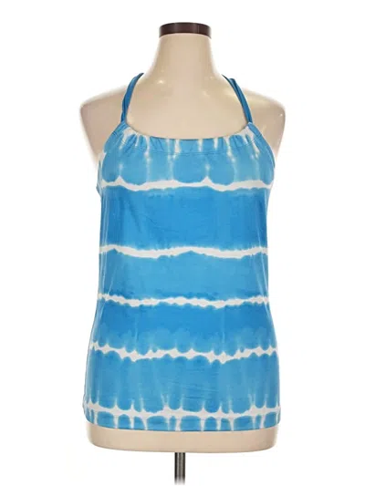 Pre-owned Danskin Now Sleeveless Blouse In Blue