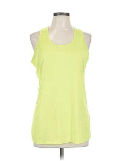 Pre-owned Danskin Now Sleeveless T-shirt In Yellow