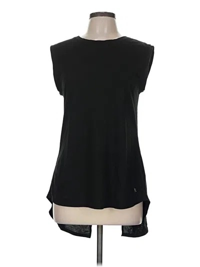 Pre-owned Danskin Now Sleeveless T-shirt In Black