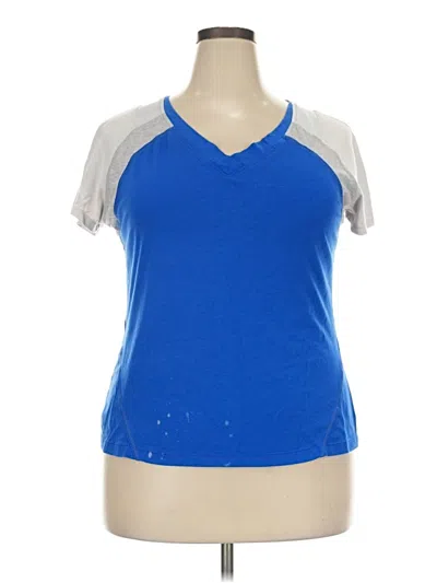 Pre-owned Danskin Now Sleeveless T-shirt In Blue