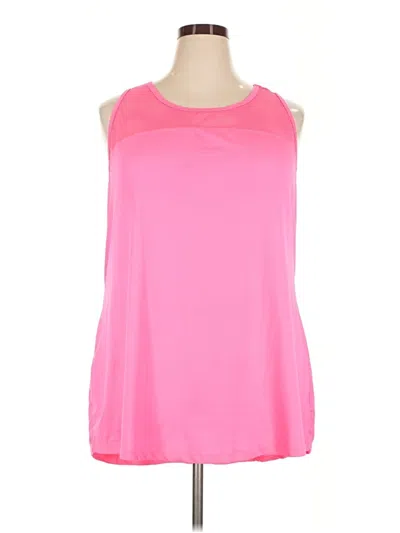 Pre-owned Danskin Now Sleeveless T-shirt In Pink