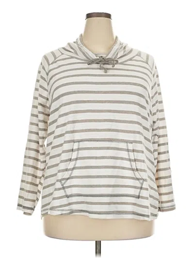 Pre-owned Danskin Now Sweatshirt In Silver