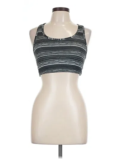 Pre-owned Danskin Now Tank Top Black Halter Neckline Tops