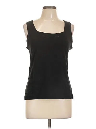 Pre-owned Danskin Now Tank Top Black Strapless Neckline Tops
