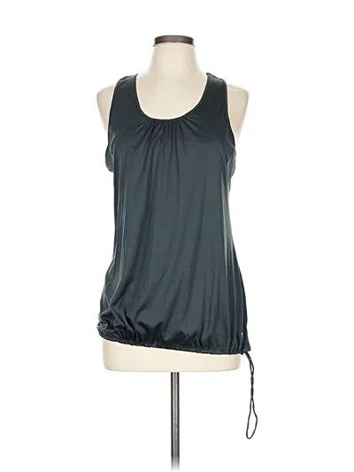 Pre-owned Danskin Now Tank Top Gray Halter Neckline Tops