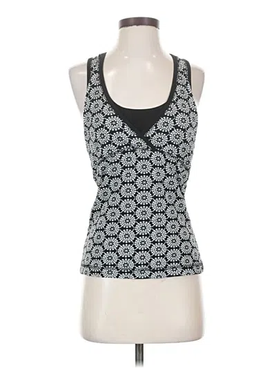 Pre-owned Danskin Now Tank Top Gray Halter Neckline Tops