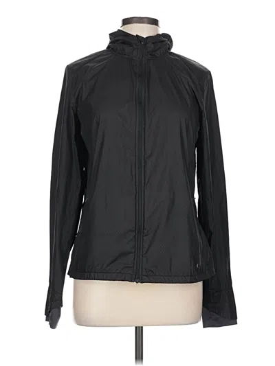 Pre-owned Danskin Now Track Jacket In Black