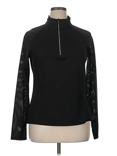 Pre-owned Danskin Now Track Jacket In Black