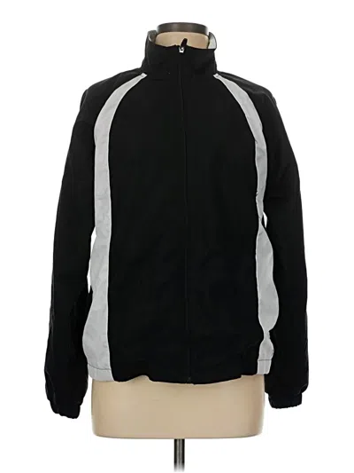 Pre-owned Danskin Now Track Jacket In Black