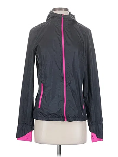 Pre-owned Danskin Now Track Jacket In Black