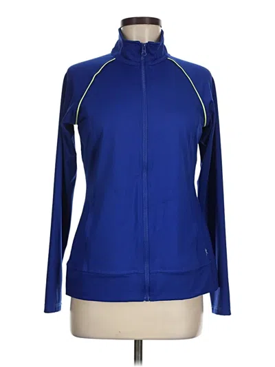 Pre-owned Danskin Now Track Jacket In Blue