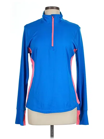 Pre-owned Danskin Now Track Jacket In Blue