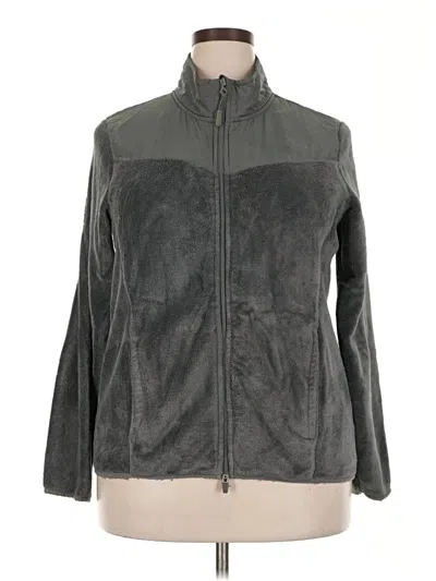 Pre-owned Danskin Now Track Jacket In Gray