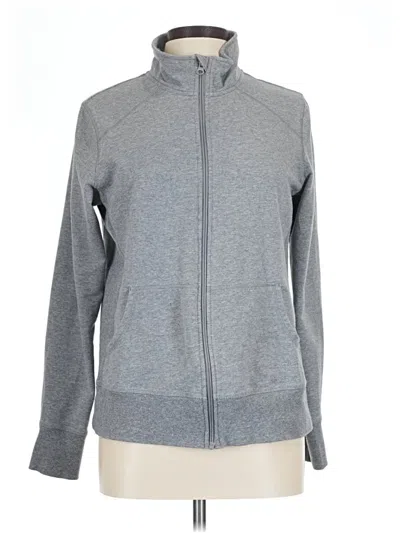 Pre-owned Danskin Now Track Jacket In Gray