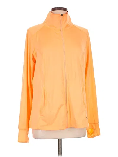 Pre-owned Danskin Now Track Jacket In Orange