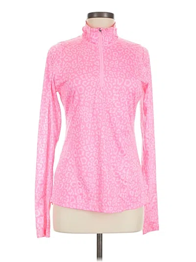 Pre-owned Danskin Now Track Jacket In Pink