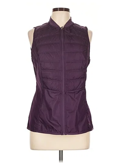 Pre-owned Danskin Now Vest In Purple