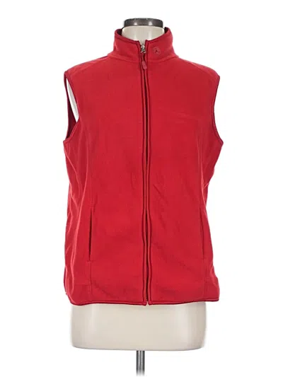 Pre-owned Danskin Now Vest In Red