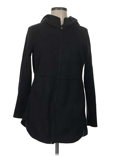 Pre-owned Danskin Now Zip Up Hoodie In Black