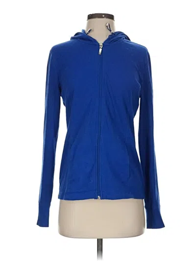 Pre-owned Danskin Now Zip Up Hoodie In Blue