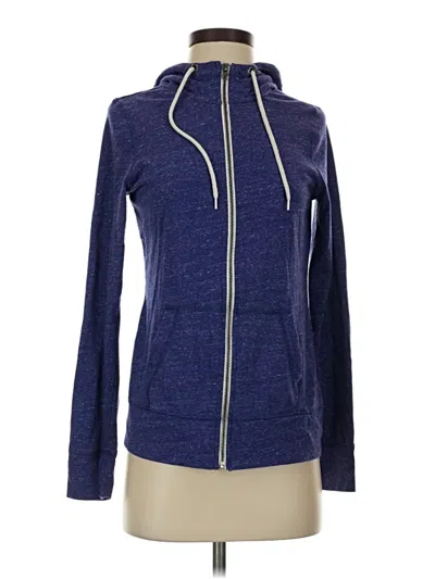 Pre-owned Danskin Now Zip Up Hoodie In Blue