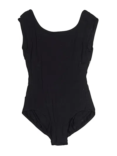 Pre-owned Danskin One Piece Swimsuit In Black