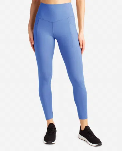 Danskin Pacesetter 7/8 Leggings In Venice Blue