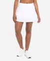 Danskin Perforated Pull-on Skort In Bright White In White