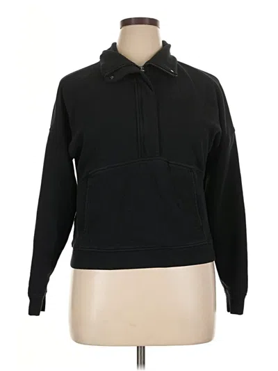 Pre-owned Danskin Pullover Hoodie In Black