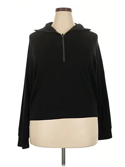 Pre-owned Danskin Pullover Hoodie In Black