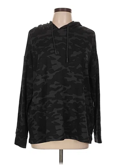 Pre-owned Danskin Pullover Hoodie In Black